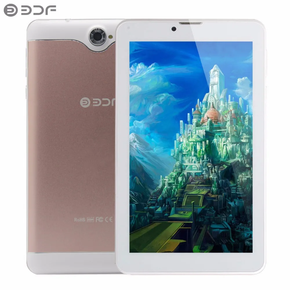 

7 Inch Android Phone Call Sim Card Tablet Pc Quad Core 8GB Storage Dual Camera Cheap And Simple Free Leather Cover Case