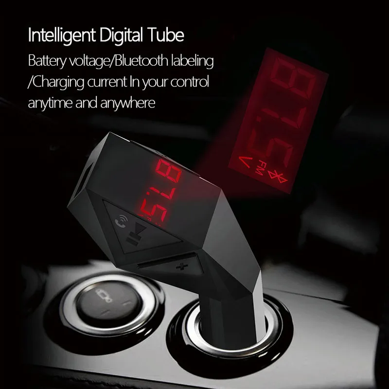 Bluetooth Car Kit Красный Экран MP3 плеер fm передатчик громкой связи вызов авто bluetooth USB/TF