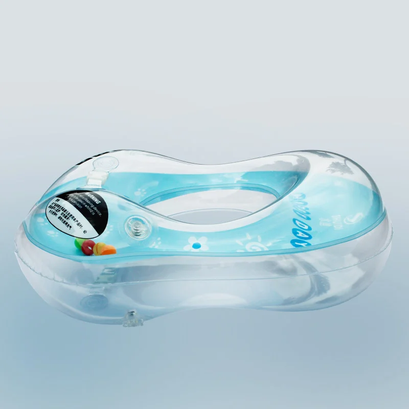 Небесно-голубые детские безопасные ПВХ кольца для плавания 6-48 месяцев Детские Кольца для плавания с безопасной подмышкой кольца для плавания