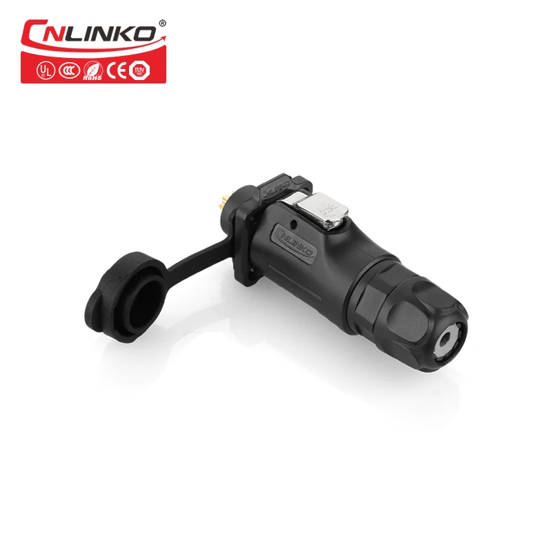 CNLINKO Sodering M12 4 Pin с разъемом папа муфтовый стыковочный переводник круговой