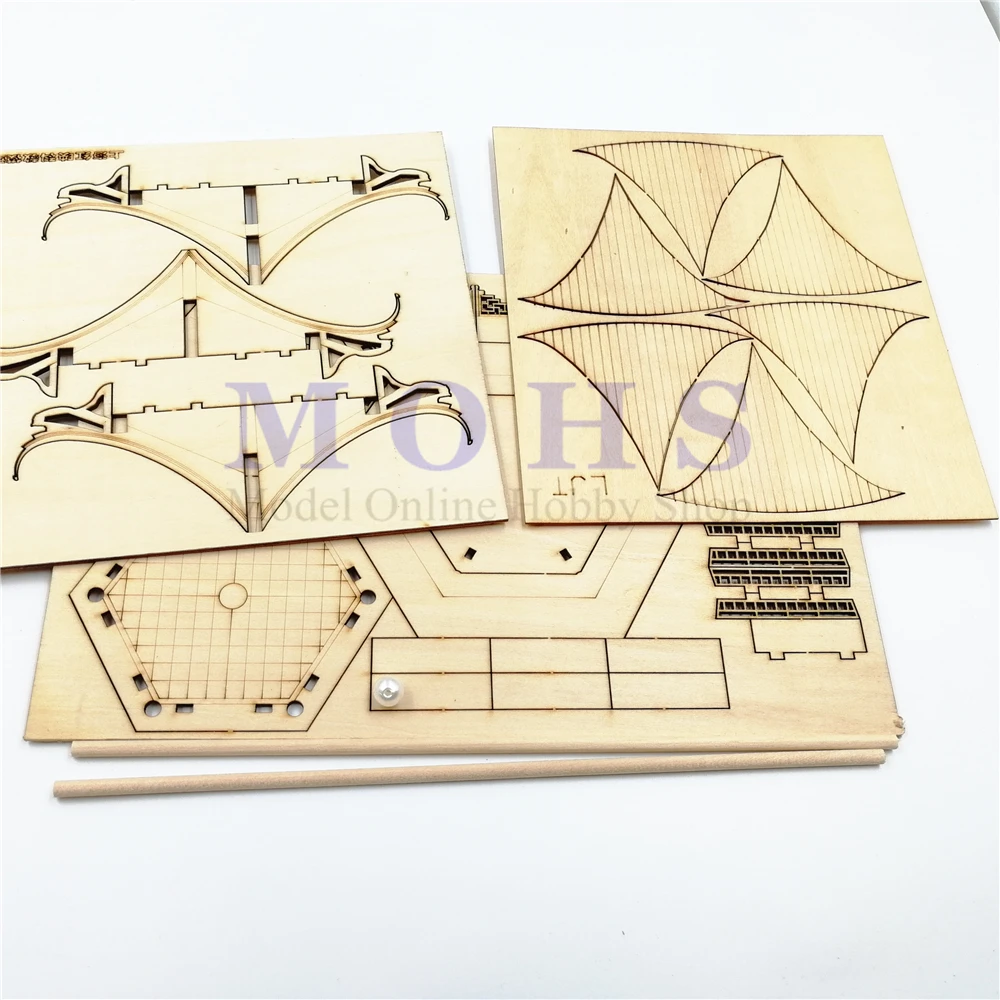 Китайская традиционная масштабная деревянная Строительная модель шестиугольный павильон лазерная резьба архитектурная модель DIY наборы строительных моделей