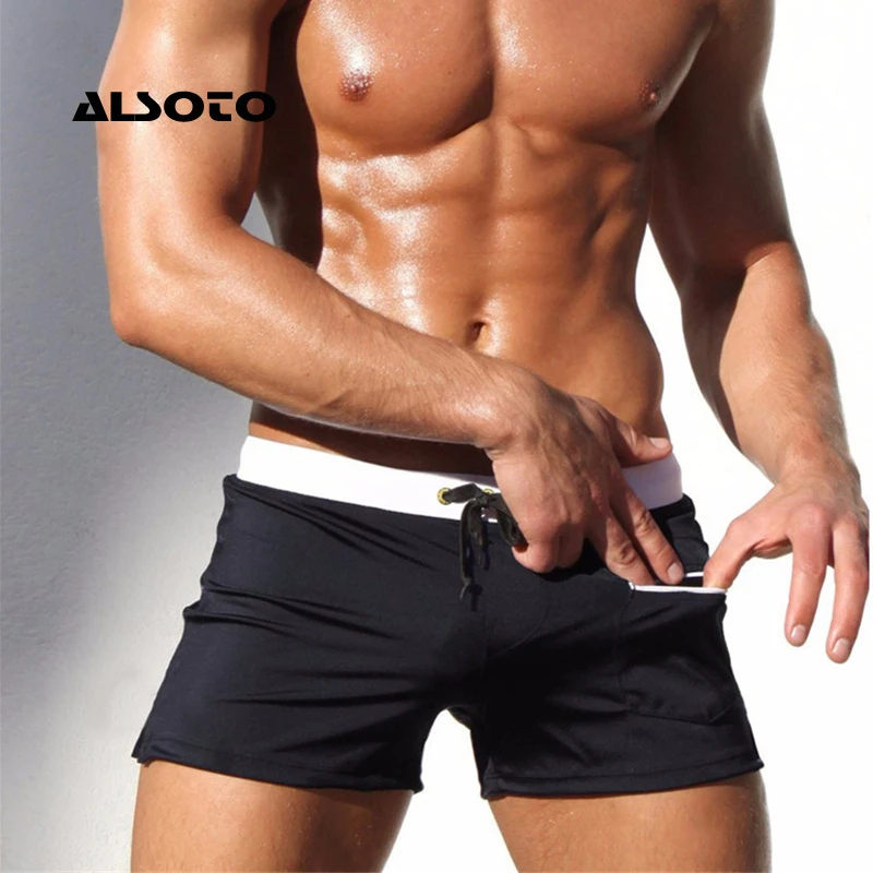 ALSOTO مثير ملابس السباحة الرجال مايوه دي باين رجل السباحة ملخصات شورتات للبحر سراويل للسباحة Zwembroek Heren مايو ALSOTO مثير ملابس السباحة الرجال مايوه دي باين رجل السباحة ملخصات شورتات للبحر سراويل للسباحة Zwembroek Heren مايو