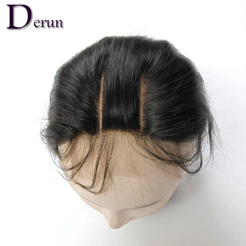 

Peruvian Lace Closure 5x5 Swiss Lace Virgin Human Hair Straight Natural Black 2way Part 7A Cheap Knots Bleached Top Lace Closure