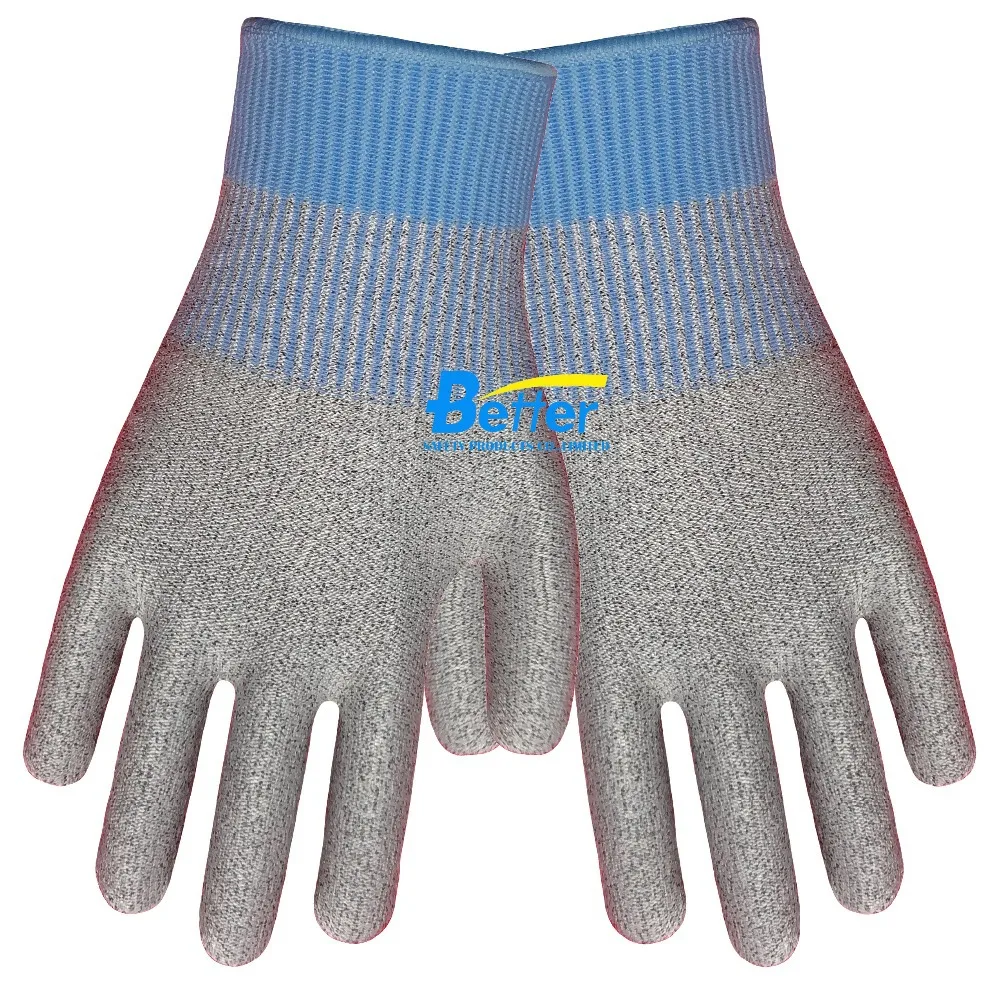 Glass Handling Glove HPPE Anti Cut Safety Glove Aramid Fiber Cut