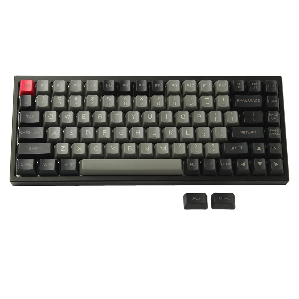 YMDK 96 84 104 87 61 лазерная гравировка ANSI iso oem профиль толстый PBT Keycap для MX механическая