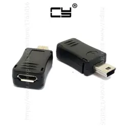 2 шт. USB 2.0 F/M мини 5 Булавки 5 P штекер для Micro B 5 Булавки 5 P Женский Джек Кабель-адаптер разъем