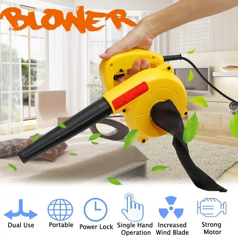 

220V Cordless Wired Lithium Battery Electric Air Blower Electric Hand Turbo Fan Computer Dust Cleaner Collector Tools Soplador