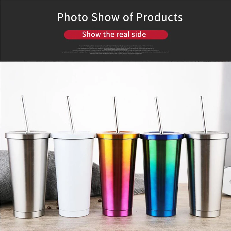 New Double 304 Stainless Steel Car coffee Cup Thermos Cup Coffee Cup Hot Water Bottle Hot Water Cup Thermometer Straw Cover New Double 304 Stainless Steel Car coffee Cup Thermos Cup Coffee Cup Hot Water Bottle Hot Water Cup Thermometer Straw Cover