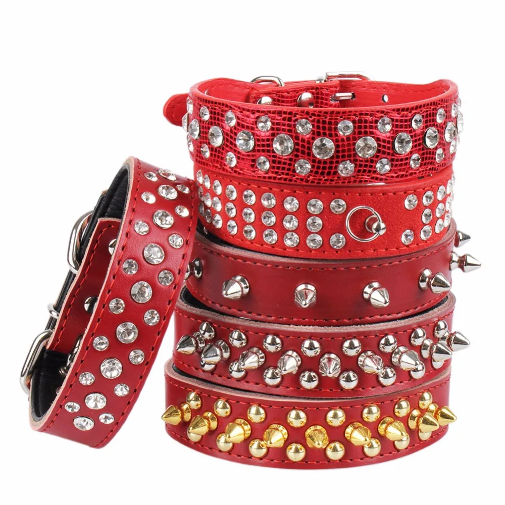 Breakaway Cats Collars Animals Accessories Supplies Spiked Rhinestone