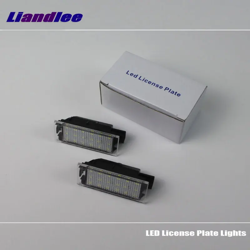 Liandlee для Renault Espace 4 2003 ~ 2014/LED автомобиля Номерные знаки для мотоциклов свет/номер Рамки лампа/Высокое качество светодиодные огни