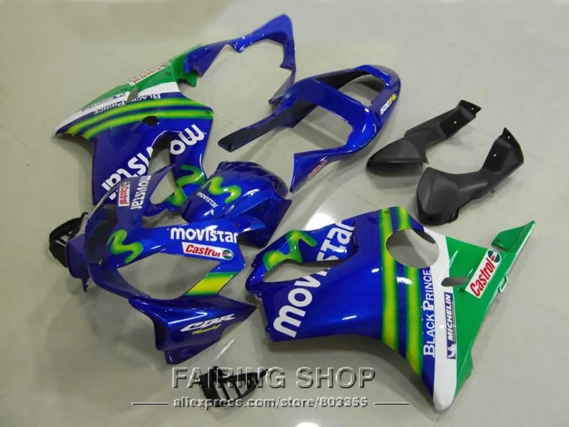 Best fairing kit for Honda Fairings CBR 600F 4i 2003 2002 2001 ( Blue M ) cbr600 f4i 01 02 03 High quality ll95