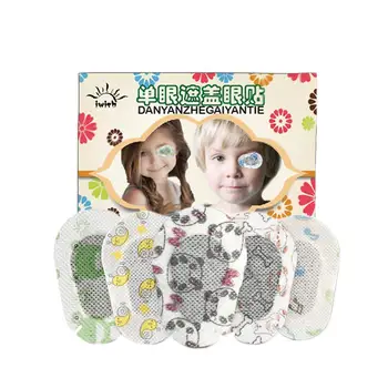 

20Pcs Eyeshade Occlusion Medical Amblyopia Eye Patches Cartoon Child Amblyopia Training Orthoptic Corrected Colorful Eye Patch