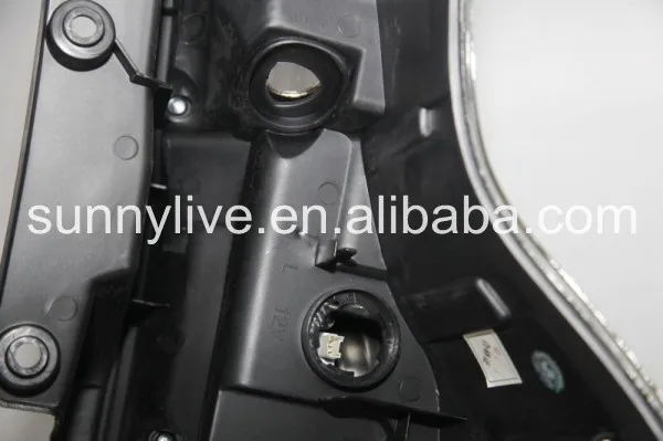 Для TOYOTA Prado 2700 FJ150 светодиодный задний фонарь 2009-13 лет хромированный корпус YZ