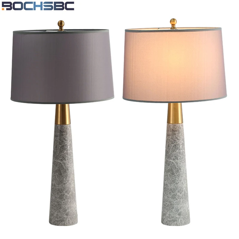 BOCHSBC Fashion Marble Table Lamp Modern American ...