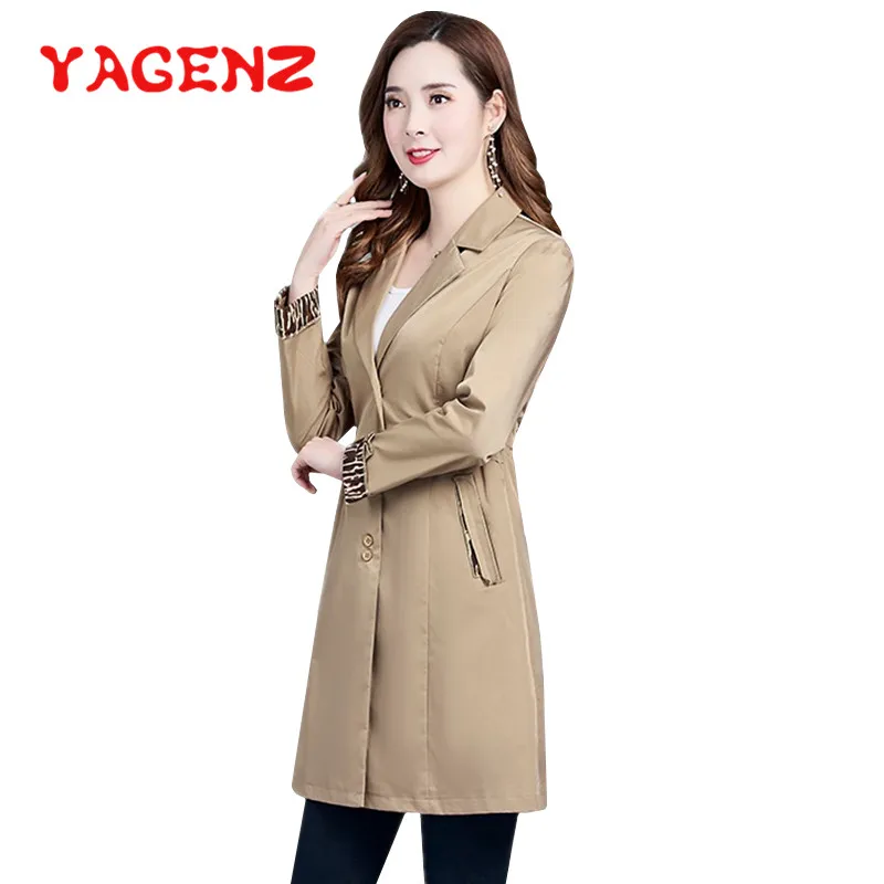 YAGENZ Lente Trenchcoat Voor Vrouwen Lange Jas Koreaanse vadim Herfst Windjack Jassen Casual Jassen Hoge kwaliteit Basic jas 325 YAGENZ Lente Trenchcoat Voor Vrouwen Lange Jas Koreaanse vadim Herfst Windjack Jassen Casual Jassen Hoge kwaliteit Basic jas 325