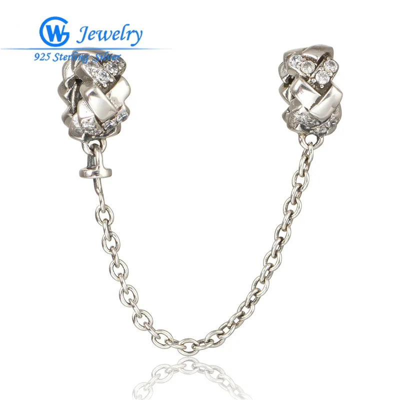 2016 New Safety Chain 925 Sterling Silver Jewelry For DIY Bracelet