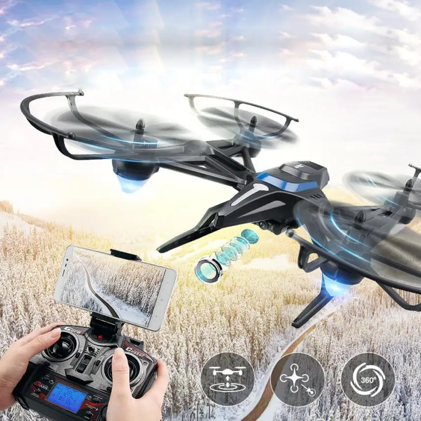 

Drone With 2MP Camera JJRC H50 RC Quadcopter Drone 2.4GHz 4CH 6-axis Gyro Altitude Hold A14