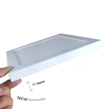 100-120 в 230 В квадратный затемняемый Светодиодный ультратонкий панельный светильник 18 Вт 1600lm-1800lm