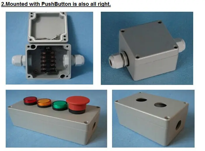 Самые популярные Din Rail Водонепроницаемый коробка ip66 100*100*75 мм