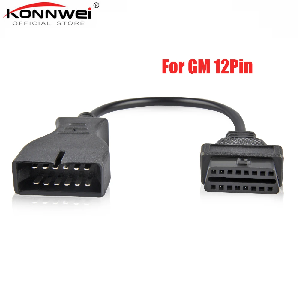 Горячая Распродажа 2019 Новый OBD 2 OBD2 разъем для GM 12 Pin адаптер к 16Pin диагностический