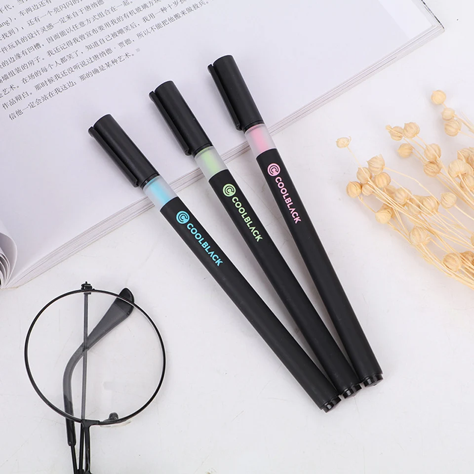

Kawaii Gel Pen 0.5mm Black Ink Quality Gel Ink Pens For Smooth Writing Office School Supplies Promotional Neutral Pen Gift