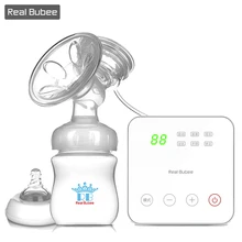 Real Bubee UK Hi-Q Electric breast pump Baby Products breast feeding Intelligent USB Electric breast pumps Milk bottle 8006S
