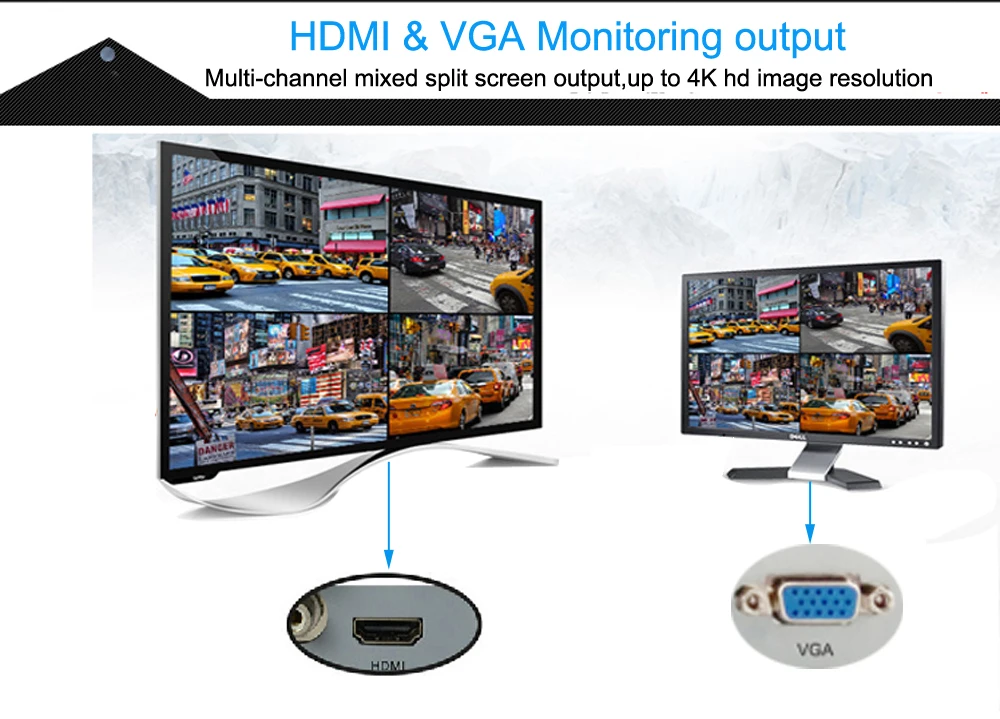 36ch 4 К/5mp/3mp/2mp IP Камера Регистраторы H.265 безопасности HDMI VGA NVR 4 sata ONVIF аудио вход обнаружения движения оповещение по электронной почте Функция