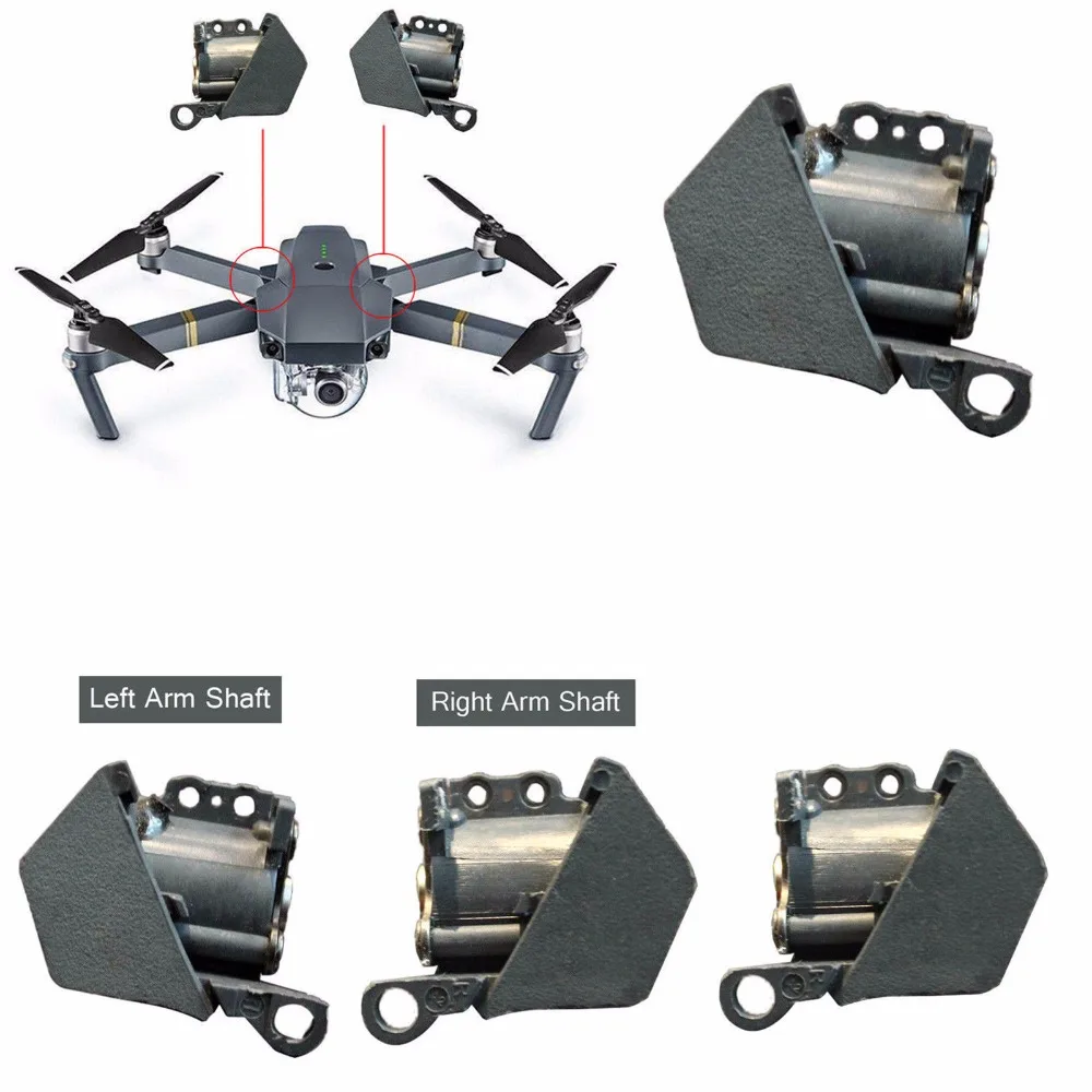 Для DJI Mavic Pro левый и правый задний вал сошки запасные части Дрон аксессуары Аутентичные DR2296