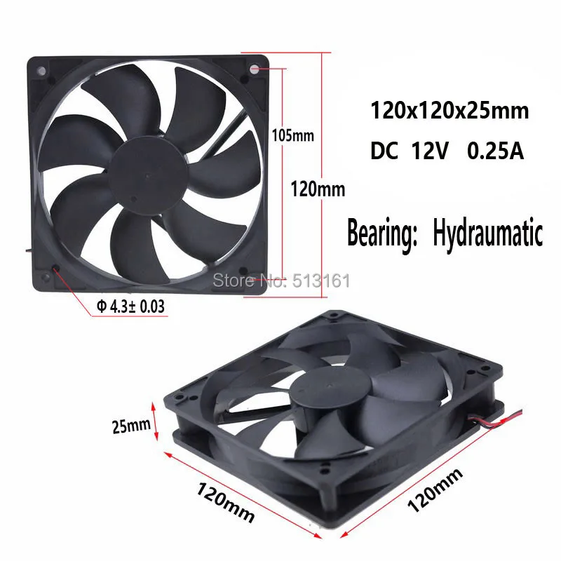 120mm 4pin fan 10