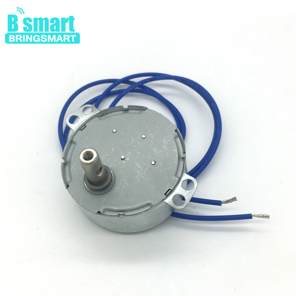 

Bringsmart TYC-50 AC Geared Motor 110V 220V 1.4 2 4 8 10 15 20 30 48 58rpm Oscillating Fan Motor Microwave Oven Mini AC Motor