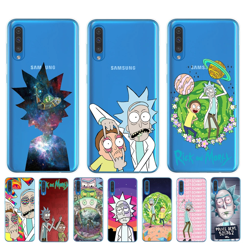 

Cartoon Rick And Morty Soft TPU Case For Samsung J3 J5 J7 2016 2017 A7 A9 A6 A8 J4 J6 Plus 2018 A10 A20 A30 A40 A50 A70 Cover