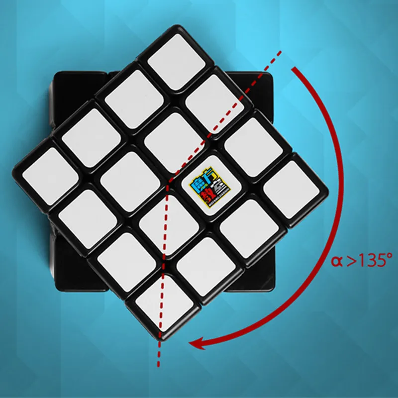 MoYu MF8840 MF4C 4x4 волшебный куб Speedcubing пазл для начинающих черный база cubo magico oyuncak кубик