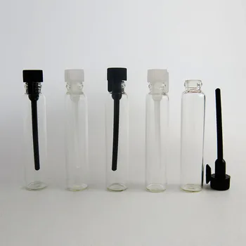 

1000 x 2ml Mini Perfume Sample Vial Glass Tester Glass Bottle with PE Stopper 2cc Small Glass Perfume Cute Transparent Bottle
