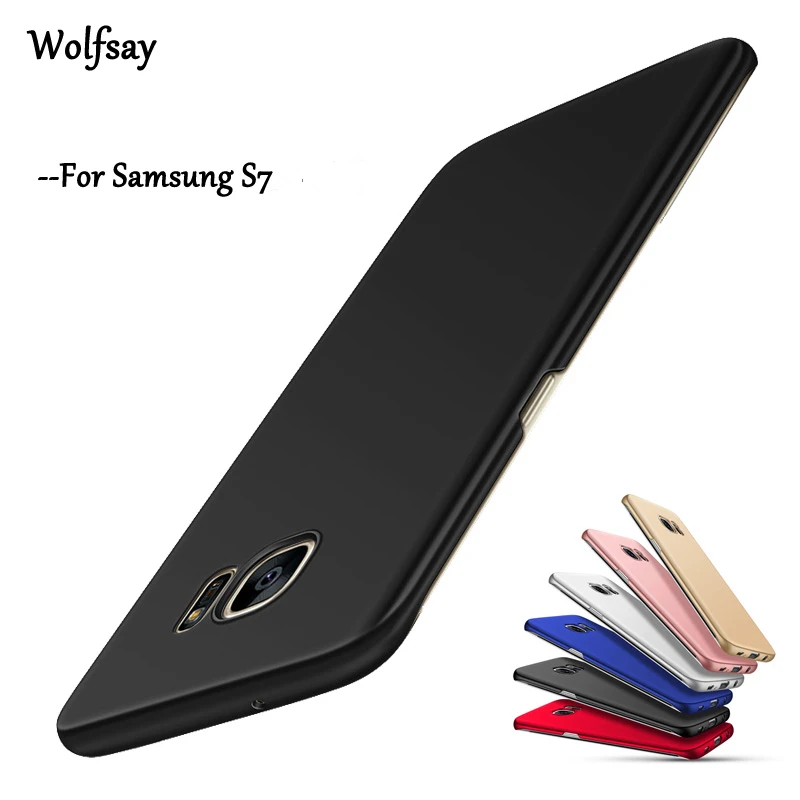 Wolfsay Para Cubrir Samsung Galaxy S7 Caso Ultra Fino De Lujo Suave De 