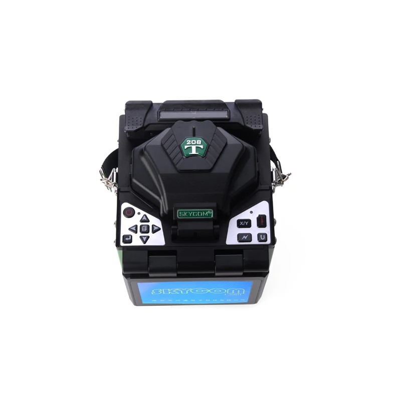 

ZHWCOMM latestT-208H fiber optic Fusion Splicer 8 seconds splicing FTTH Fiber Optic Splicing Machine English menu BY DHL
