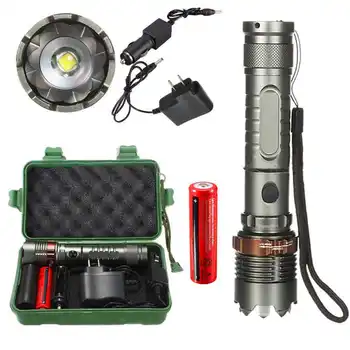 

lanterna led T6 Flashlight Torch Zoomable Tactical nitecore 18650 powerful led flashlight rechargeable laser pointer #4S7