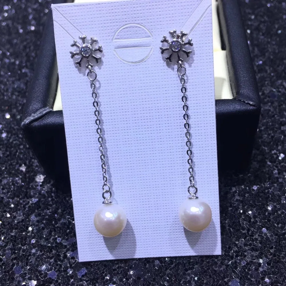

Snowflower Earrings Component and Findings, Stud Earrings Settings Mountings Parts Mounts for Pearls Jade Corals Stones