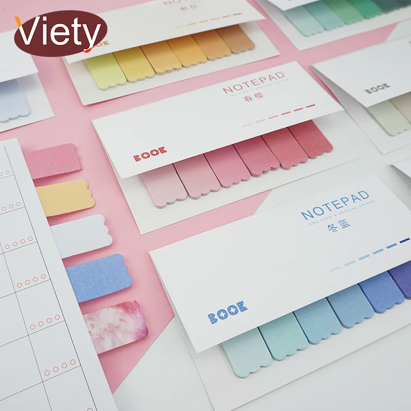 

1 x starry color memo pad planner sticky notes paper sticker notepad kawaii stationery pepalaria office school supplies