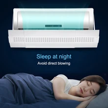 Регулируемый Кондиционер ветроотражатель без перфорации Простая установка анти-ветер Телескопический 74-103 см#1