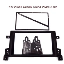 Envío gratis nuevo 2DIN Coche reinstala el marco del DVD, panel de DVD, Kit de la Rociada, Fascia, Frame Radio, marco de Audio para el SUZUKI GRAND VITARA 05-up
