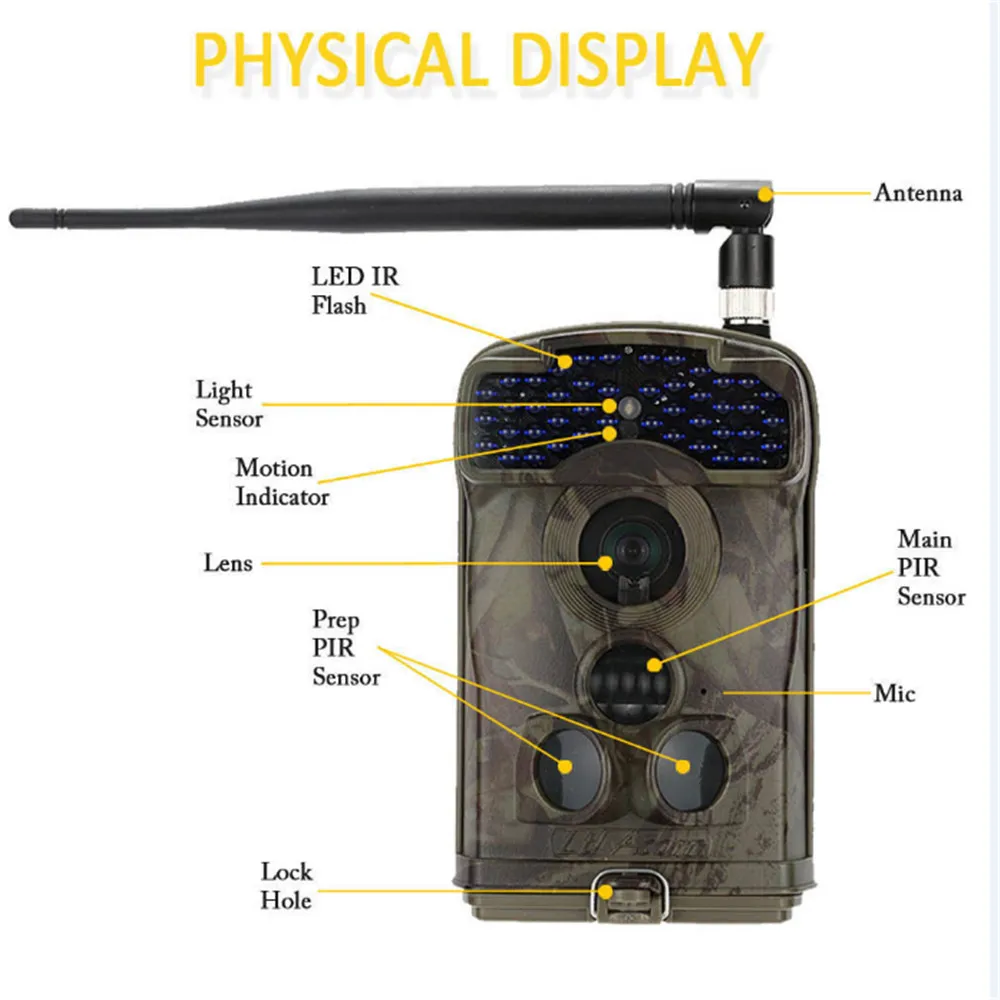 

LTL ACONR LTL-6310MG Hunting Trail Camera digital Night Vision Outdoor photo-traps With 1080P HD Video for Wlidlife Monitoring