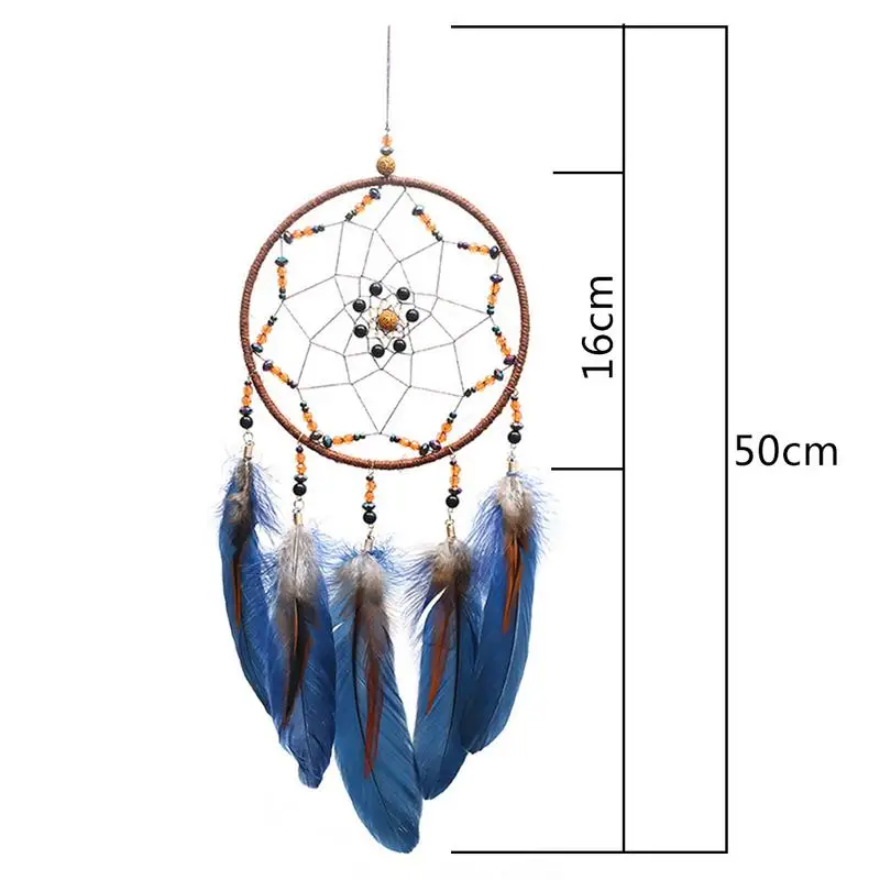 AIHOME ручной работы Ловец снов сеть с перьями колокольчики стены висящий мечтатель ремесло подарки украшение комнаты