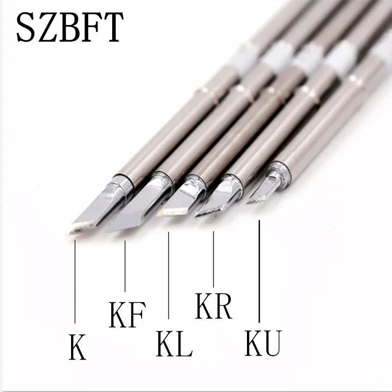 Наконечники для пайки SZBFT T12 наконечники паяльника HAKKO KF KR KU BC2 ILS JL02 D24 I|tip t12|solder tip