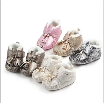 

Lovely Warm Baby Shoes Infants Antislip First Walker Girls Winter Boots