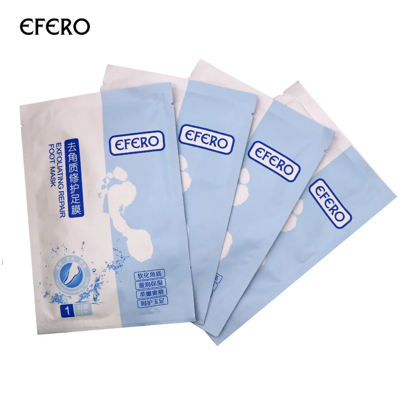 EFERO Foot Mask Детские пилинг для ног удаление мертвой кожи Уход за ногами Красота Ноги кожа гладкая отшелушивающая здоровье уход педикюр носки 6 пар