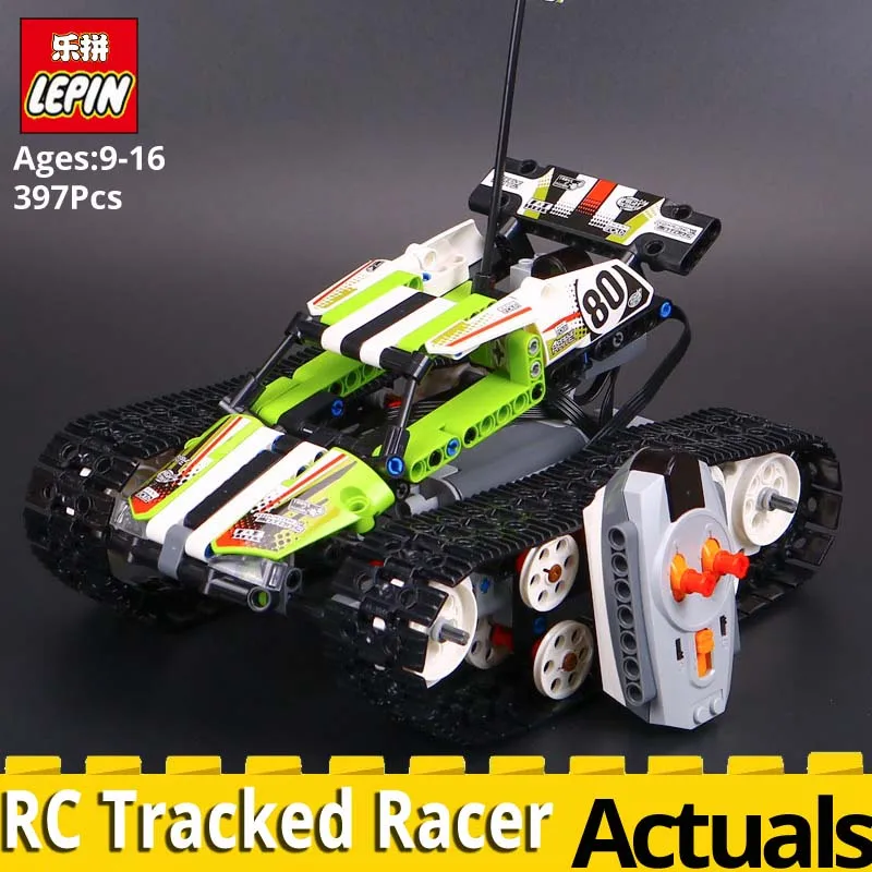 

S7003 LegoingLYs car Technic 42065 RC Tracked Racer Remote Control Caterpillar Vehicles Building Blocks Bricks Toys birthday