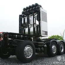 Сверхмощное шасси LESU 1/14 R620 RC трактор Sca грузовик Модель автомобиля SAVOX Servo TH02008