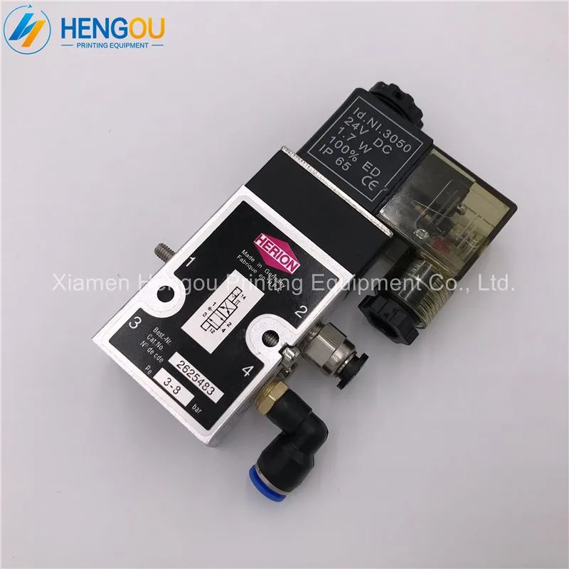 

10 Pieces 61.184.1051 98.184.1051 Hengoucn 4/2-way Valve for SM102 CD102 SM74 SM52 Printing Machine