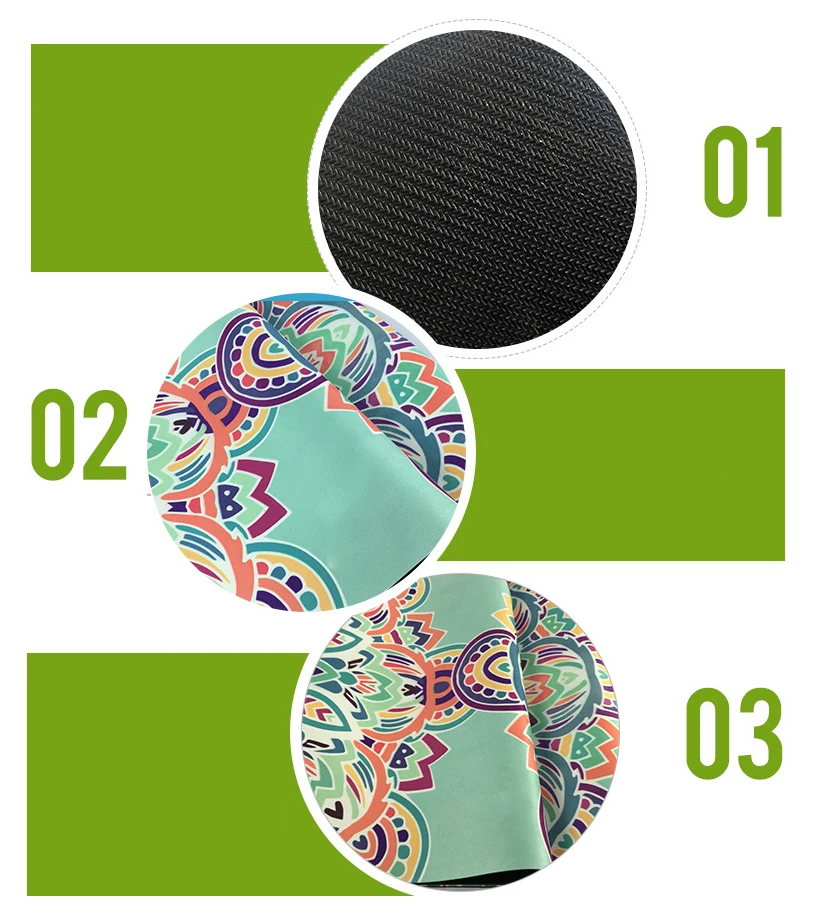 Tempo de lazer esportes yoga mat impressão