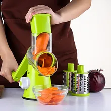 À Manivelle Légumes Trancheuse De Pommes De Terre Carotte Concombre Cutter Shredder Râpe À Fromage Accueil Cuisine Cuisson Des Outils Couteau Vert